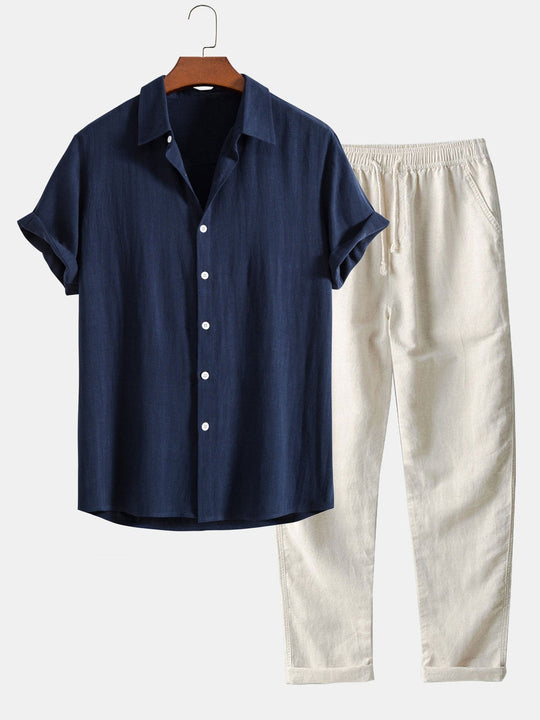 Athens | Shirt & Pants Linen Set