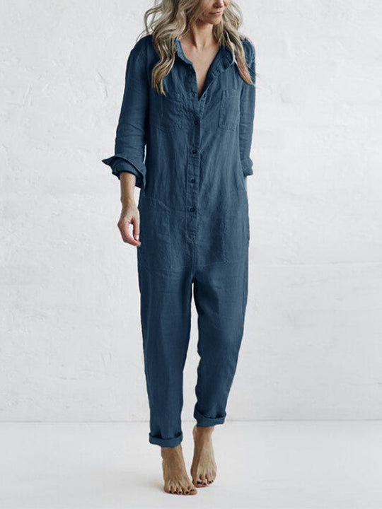 Calista | Casual Long Sleeve Jumpsuit