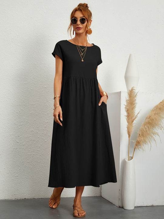 Camille | Dress with round neckline