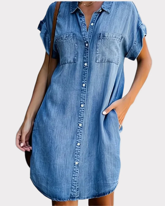 Elenore | Denim Dress