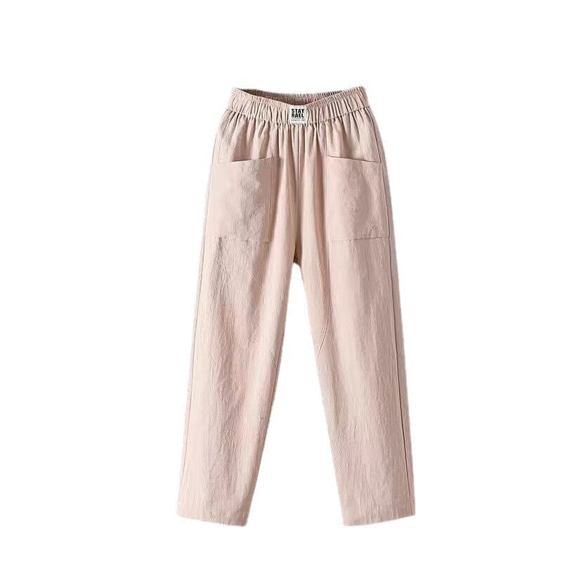 Wendy | Casual Cotton-Linen Pants with Elastic Waist